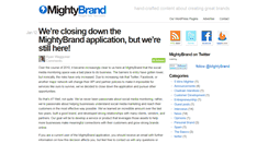 Desktop Screenshot of mightybrand.com